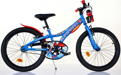 Bici superman blu rossa e - rossa,