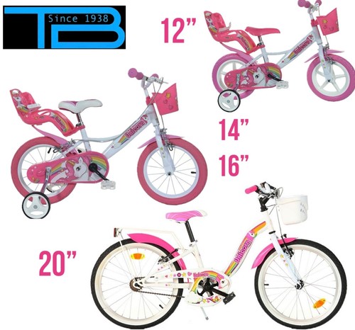 Bici bambina unicorno - unicorno, 12''