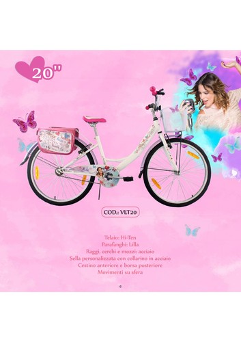 Bici violetta disney - violetta,